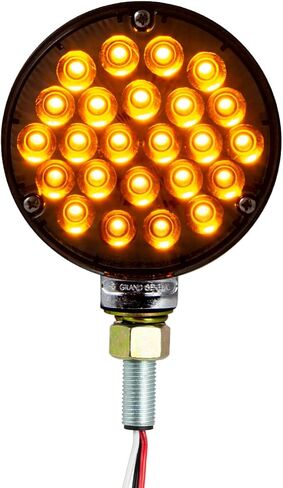 GG Grand General 78378 4 Inches Pearl Double Face Amber/Red/Clear Lens, 24 SMD LED Light/Side in Saudi Arabia