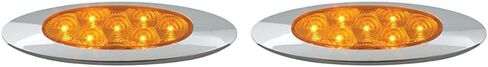 GG Grand General 77845 Amber/Amber LED Light (Ultra Thin Spyder Y2K 7, High/Low 3W) in Saudi Arabia