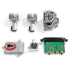 1 Set Left Xenon Ballast Bulb LED Module Diode Kit LH Fits for 2011-2013 5-Series 528i 535i Spare Parts,with 6-Month Warranty
