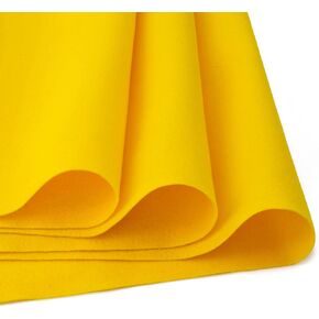 نسيج اللباد الأبيض HaoFeiJH مقاس 91.44 سم × 91.44 سم (1 ياردة مربعة) صفائح قماش 1.6 مم منسوجة ناعمة من الأكريليك اللباد من The Yard لخياطة ديكورات مشروع الأعمال الفنية بنفسك in Kuwait