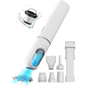 Car Vacuum, Portable Vacuum for Car with 20000PA, 5 in 1 Handheld Car Vacuum Portable Cordless with Flexible Hose, 50 Mins Runtime,3H Type-C Fast Charge, Handheld Vacuum for Car, Home,Cleaning