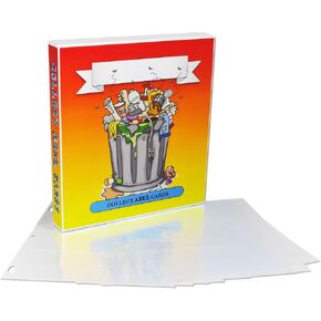 UniKeep Garbage Pail Kids GPK Themed Collectible Card Storage Binder, 450 Card Capacity (Adam Bomb)