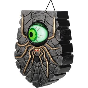 Halloween Decoration, Halloween Doorbell, Haunted Doorbell Animated Eyeball Halloween Decor with Spooky Sounds, Haunted House Halloween Prop Decoration