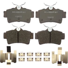 ACDelco Silver 14D627CHF1 Ceramic Rear Disc Brake Pad Set with Shims