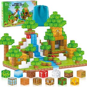 Magnetic Blocks for Kids,Building Toys for Boys & Girls Ages 3-5 6-8 8-12. STEM Learning, Montessori, Fidget, Sensory Cubes. Magnet Tiles Block Gifts for Toddler 3+ Year Old