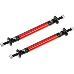 ACROPIX 1pair 75mm 2.95" Splitter Support Rods Adjustable Front Rear Bumper Lip Splitter Strut Rod Tie Support Bars Fit Most Vehicle Red Car Parts