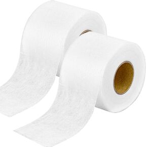 Scrap Tape Waste Fabric Scraps Tape for Quilting 2 1/2 inch,25 Yardage Cloth Waste Diagonal Sewing Tape, Water-Soluble Non-Woven Cloth Waste Tape