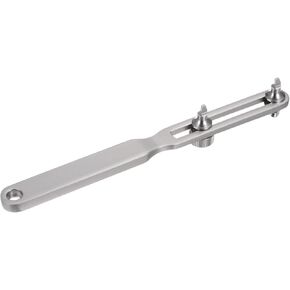 HARFINGTON Watch Back Remover Tool 53.6mm Wrench Type Watch Case Opener Adjustable Case Opener for Replacement and Watch Repair Alloy Steel, Silver Tone