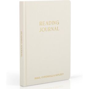 Beautiful Reading Journal for Book Lovers - Linen Hard Cover Book Makes a Great Gift for Readers - The Perfect Tracker with Reading Log & Review Pages For Keeping Notes on Your Favorite Books