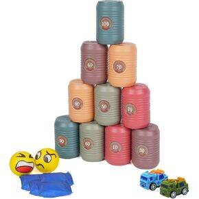 Kids Bean Bag Toss Game Outdoor Toss Toys, Family Party Bean Bag Toss Game, Carnival Party Toys, 18Psc Easter Game, Family Game, Outdoor and Indoor, Suitable for 3 4 5 6+ Youer（with Gifts）