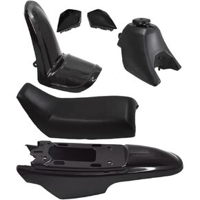 Plastic Fender Body Blue Fairing Seat Fuel Tank Kit with Seat Replacement for Yamaha PW50 PY50 Y-Zinger