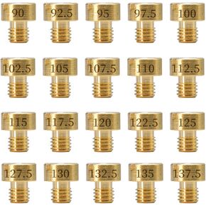 Carburetor Carb Pilot Slow Jet 24pcs/Pack for Mikuni RS34-RS40 TM33 TM36 TM40 TM42 TM45 TM48 HSR42/45/48 HS40 vm26 Cr125r VM28 /486 (A03:#10-#60)