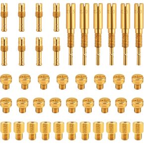 42 Pcs Carburetor Jet Kit for Mikuni & Mainq Pilot Slow Jet Replaces TM33-8012 TM36-68 TM40-6