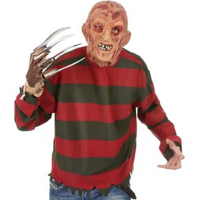 A Nightmare On Elm Street Freddy Krueger Costume Deluxe Overhead Mask