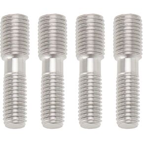 4PCS M8x1.25 to M10x1.25 Reducing Screw 304 Stainless Steel Universal Exhaust Manifold Stud Compatible with ATU Akros 1997-1998