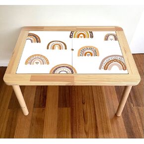 Decal/Stickers Compatible with IKEA Flisat Table Top (Safari)