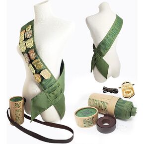 National Park Junior Ranger Scouts Badges Display Sash/Enamel Pin & Patch Organizer