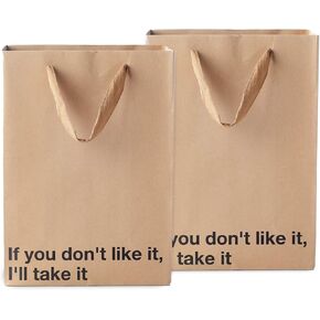 "Don't get your hopes up" Funny Gift Bags, 2 Piece Set in Kuwait