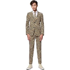 Opposuits Suit for Teen Boys Aged 10-16 Years - Crazy Designs - Slim Fit - Includes Matching Blazer Jacket, Pants & Tie