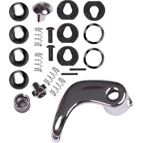 Right Locking Vent Window Handle Chrome Kits Compatible with Chevy GMC Blazer Jimmy Suburban 1973-1994(for Blazer C10 C1500 C20 C2500 C30 C3500 Truck,Jimmy K10 K1500 K20 K2500 K30 Truck)