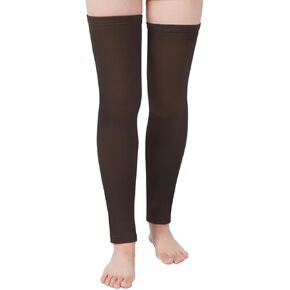 Fleece Lined Leg Warmers Thigh High Socks Women Fake Translucent Warm Plush Thigh Highs Sheer Thick Over Knee Socks