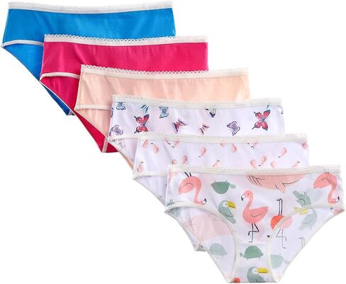 Teen Little Girls' Soft Cotton Underwear Toddler Undies Kids Panties,Breathable Panties Baby Soft Comfort Briefs in Saudi Arabia
