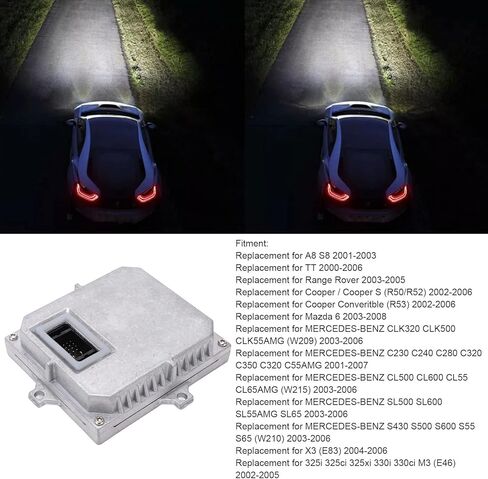 صابورة المصباح زينون، A2038202526 سبائك الألومنيوم 1307329089 63127176068 أداء مستقر 12 فولت مدخلات لاستبدال السيارات in Kuwait