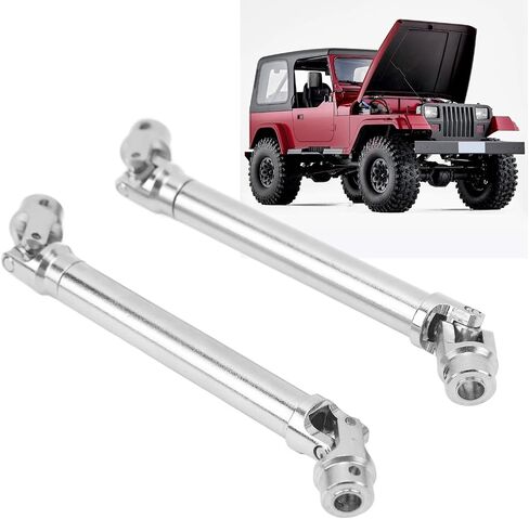 VGEBY RC Front Rear Drive Shafts, Stainless Steel Rustproof RC Crawler Drive Shaft Axle for FMS 1/10 Mashigan Atlas RC Car in Saudi Arabia