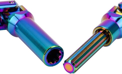 GTRRC Colorful Steel Heavy-Duty Internal Spline Universal Joint Drive Shaft for 1/10 Crawler Axial SCX10 TRX4 90046 AXI03007 Redcat Gen8 VS4-10 LCG Chassis Part (96-143mm) in Saudi Arabia