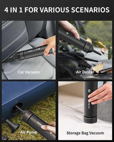 Car Vacuum, Portable Vacuum for Car with 20000PA, 5 in 1 Handheld Car Vacuum Portable Cordless with Flexible Hose, 50 Mins Runtime,3H Type-C Fast Charge, Handheld Vacuum for Car, Home,Cleaning in Saudi Arabia