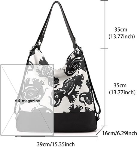 حقائب يد نسائية من YYW حقائب كتف من القماش وحقائب يد كاجوال لعطلات التسوق اليومية in Kuwait