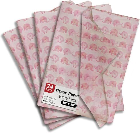 Mining Pixel World Printed Tissue Paper for Gift Bags or Boxes and Wrapping - Bulk Decorative Art Tissue Paper for Packaging and Gifting | 24 Sheets 20" x 30" in Kuwait