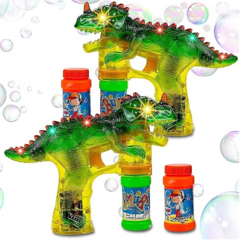 Toysery Bubble Gun Bubble Blower for Kids, Non-Toxic Handheld Bubble Machine with Leak-Resistant Design. Easy Refill Bubble Included in Kuwait