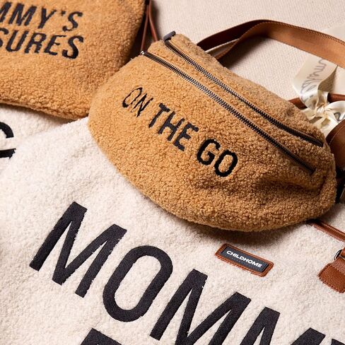 Childhome On The Go Belt Bag, Fanny Pack, Crossbody Bag, Fanny Packs for Women, Belt Bag for Women, Womens Belt Bag, Bags for Women, Mini Bags, Teddy Brown in Kuwait