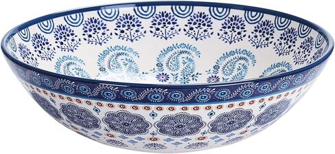 وعاء تقديم من السيراميك من بيكو بلو تالافيرا مقاس 13 بوصة، آمن للاستخدام في الميكروويف وغسالة الأطباق in Kuwait