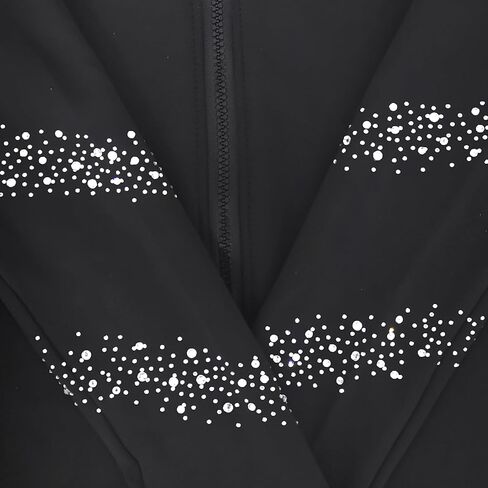 LIUHUO Girls Figure Skating Training Suit Jacket - Elegant Ventilate Practice Top in Saudi Arabia