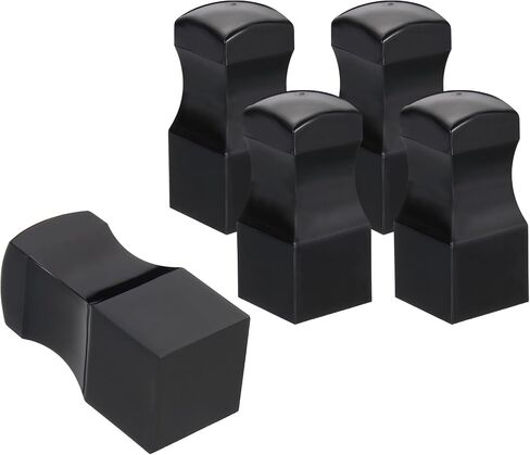 PATIKIL 25x25mm Blank Calligraphy Stamp, 5Pcs Square Resin Square Blank Name Stamp Name Chop for Stamp Making DIY Crafting Scrapbooking, Black in Saudi Arabia