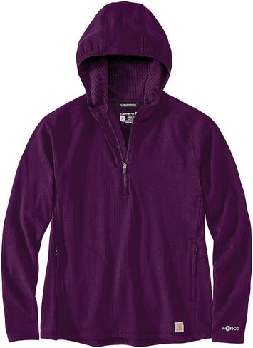 Carhartt Women's Force Relaxed Fit Half-Zip Hooded T-Shirt in Saudi Arabia