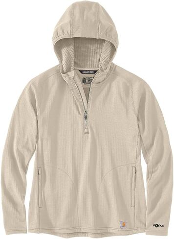 Carhartt Women's Force Relaxed Fit Half-Zip Hooded T-Shirt in Saudi Arabia