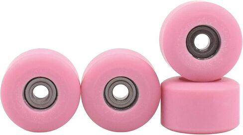 Teak Tuning Premium Fingerboard Apex Bearing Wheels, Blueberry - Matte Finish - New Street Style, Custom Teak Urethane - Custom Bearing Lock Pocket - 77D Hardness, 7.7mm Dia. - Made in The USA in Saudi Arabia