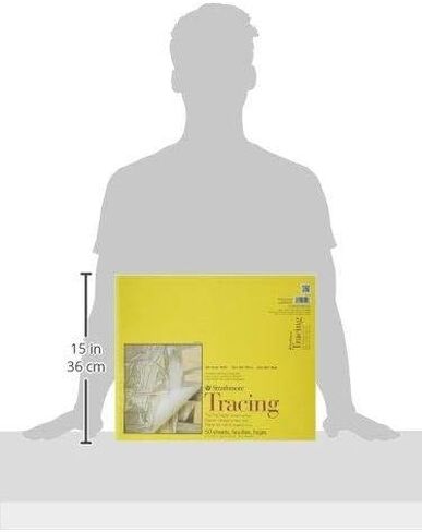 Strathmore 300 Series Tape Bound Tracing Pad, 11 X 14 inches, 25 lb., Transparent, 50 Sheets (370-11) in Kuwait