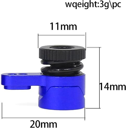 25T Servo Arm for ARRMA 1/18 Granite Grom/1/18 Typhon GROM/1/18 Mini LMT 4X4/1/18 UTB18 Capra Upgrade Parts (red) in Saudi Arabia