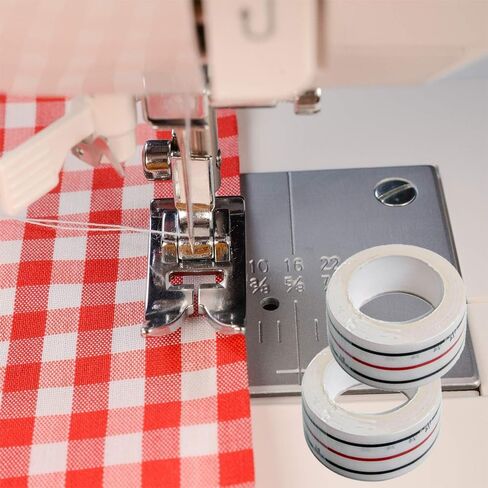 Diagonal Seam Tapes Sewing Basting Tape 2 Rollsfor Stitching Straight Diagonal Seams Instruction Tool in Saudi Arabia