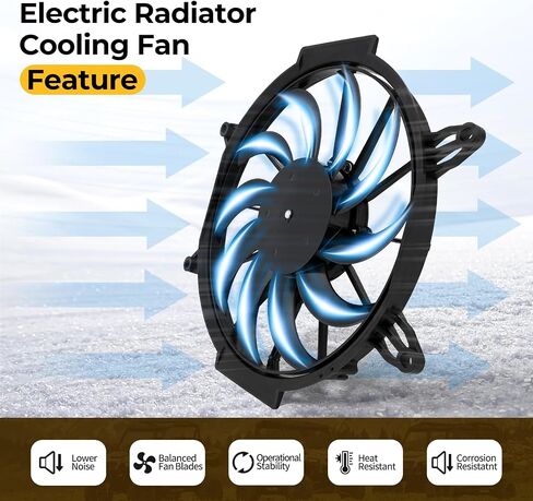 M MATI Radiator Cooling Fan Assy for Polaris Sportsman 500 2005-2011 Sportsman 450 2006-2007 Sportsman 400 2005 2011 ATP 500 2005 2410383 in Saudi Arabia