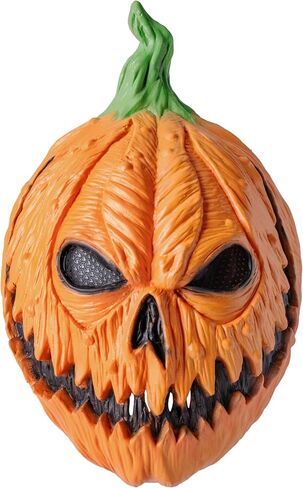 Spooktacular Creations Halloween Pumpkin Head Mask, Scary Pumpkin Heads for Photoshoot, Creepy Face Latex Mask for Kids Boys Girls Adult Halloween Cosplay Costume Accessories, Novelty Masquerade Party in Saudi Arabia