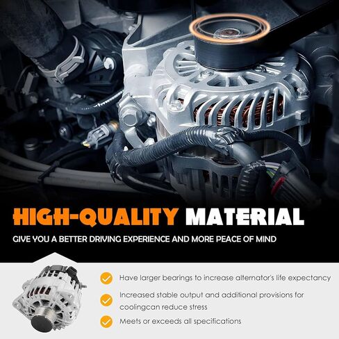 المولد AVA0074 متوافق مع 2.5L 2007-2012 Nissan Altima Sentra 2011-2013 Rogue 2013 Sentra Coupe TG12C032 23100-JA02A 11258N in Saudi Arabia