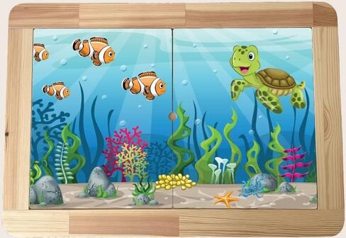 ملصقات/ملصقات متوافقة مع سطح طاولة IKEA Flisat (Safari) in Saudi Arabia