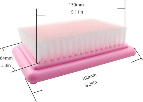 التلبيد حصيرة فرشاة 16x11x4 سنتيمتر كبير البلاستيك الوردي الصوف التلبيد فرشاة التطريز منضدة لتقوم بها بنفسك فرشاة أداة للحرف اليدوية in Kuwait