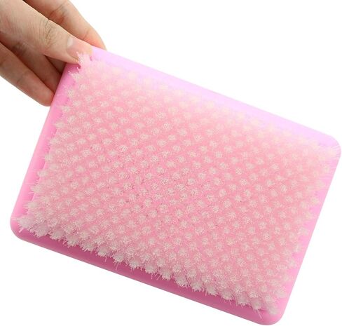 التلبيد حصيرة فرشاة 16x11x4 سنتيمتر كبير البلاستيك الوردي الصوف التلبيد فرشاة التطريز منضدة لتقوم بها بنفسك فرشاة أداة للحرف اليدوية in Kuwait