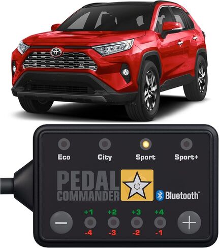 قائد الدواسات لسيارة Toyota RAV4 2013-2024 وحدة التحكم في استجابة الخانق تناسب: الجيل الرابع، الخامس، القاعدة، SE، LE، XLE، TRD Off Road، Platinum، Limited، Adventure، 2.0L 2.2L 2.5L Toyota RAV4 الملحقات in Kuwait